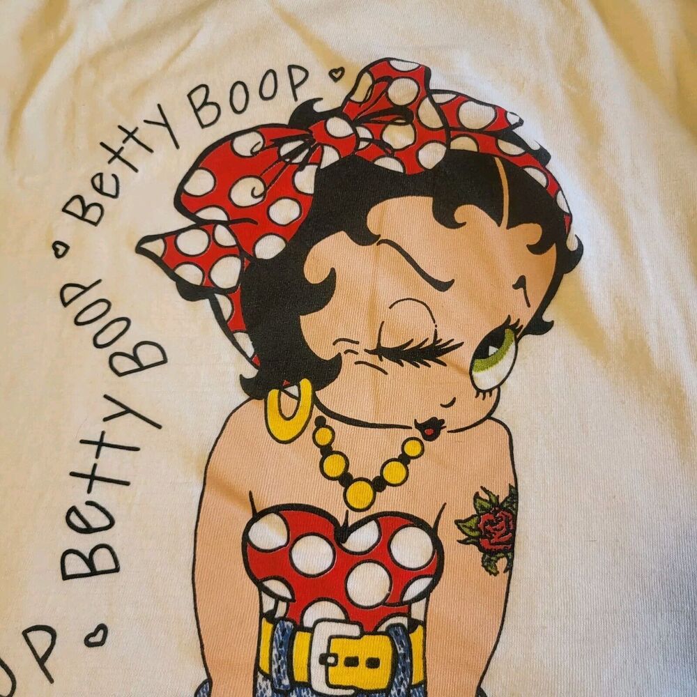 Vtg 90's Betty Boop T Shirt Unisex Sz XXXL Galaxy By Harvic Single Stitch Rare